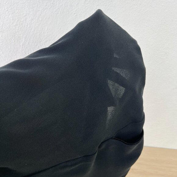 Stella McCartney x H&M Black 100% Silk Side Zip Pencil Skirt w/ Pockets 38/US 8 - Picture 8 of 14